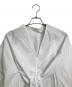 LOEFF (ロエフ) LF CTN BRD TIE SHIRT  Vネックブラウス ホワイト サイズ:FREE：7000円