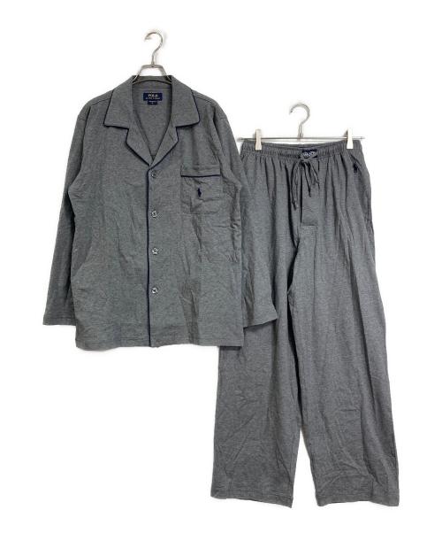 POLO RALPH LAUREN（ポロ・ラルフローレン）POLO RALPH LAUREN (ポロ・ラルフローレン) ジャージーニットパジャマ　コットン グレー サイズ:M 未使用品の古着・服飾アイテム