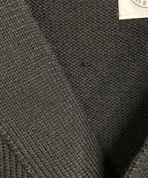 ORCIVAL（オーシバル）ORCIVAL (オーシバル) 肉厚ウールニットカーディガン ブラック サイズ:5の古着・服飾アイテム