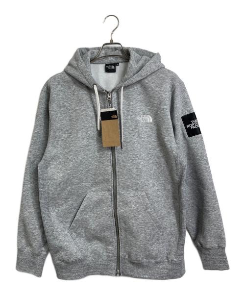 THE NORTH FACE（ザ ノース フェイス）THE NORTH FACE (ザ ノース フェイス) Square Logo Full Zip スクエアロゴフルジップ グレー サイズ:XL 未使用品の古着・服飾アイテム
