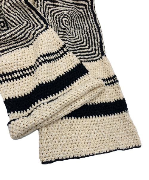 MAISON SPECIAL（メゾンスペシャル）MAISON SPECIAL (メゾンスペシャル) ハンドクロシェニットパンツ　デザインパンツ ベージュ サイズ:FREEの古着・服飾アイテム