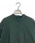 maison de soil (メゾンドソイル) VINTAGE LOOM HEAVY COTTON WITH SELVEDGE コットンシャツ グリーン サイズ:1：8000円