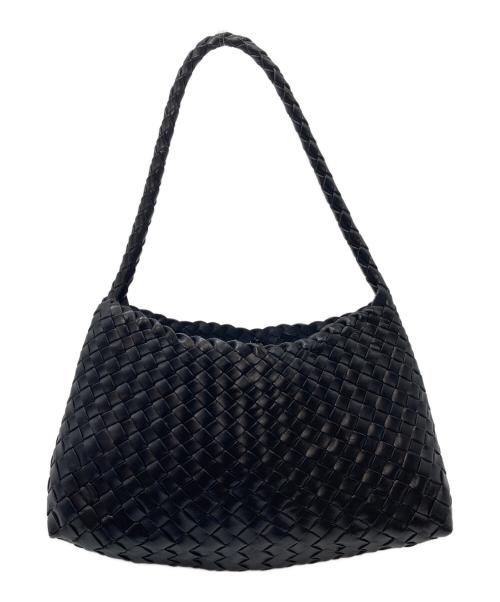 DRAGON DIFFUSION（ドラゴンディフュージョン）Dragon Diffusion (ドラゴンディフュージョン) 編み込みワンショルダーバッグ　レザーバッグ ブラック サイズ:実寸参照の古着・服飾アイテム