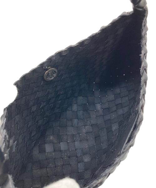 DRAGON DIFFUSION（ドラゴンディフュージョン）Dragon Diffusion (ドラゴンディフュージョン) 編み込みワンショルダーバッグ　レザーバッグ ブラック サイズ:実寸参照の古着・服飾アイテム