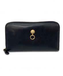 FENDI（フェンディ）の古着「ラウンドファスナー財布　長財布」｜ブラック