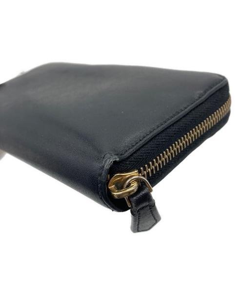 FENDI（フェンディ）FENDI (フェンディ) ラウンドファスナー財布　長財布 ブラック サイズ:実寸参照の古着・服飾アイテム