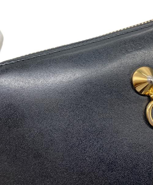 FENDI（フェンディ）FENDI (フェンディ) ラウンドファスナー財布　長財布 ブラック サイズ:実寸参照の古着・服飾アイテム