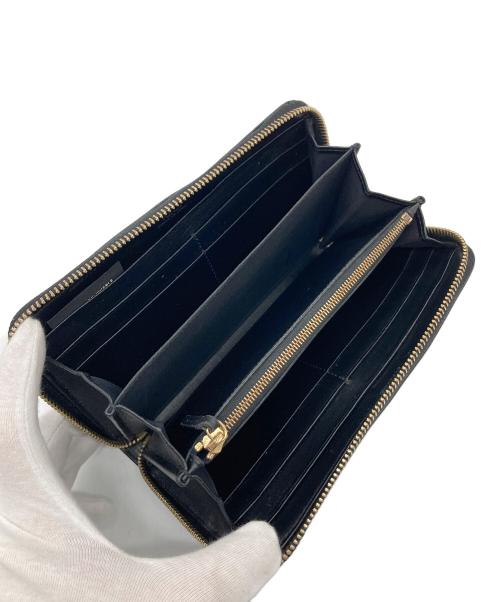 FENDI（フェンディ）FENDI (フェンディ) ラウンドファスナー財布　長財布 ブラック サイズ:実寸参照の古着・服飾アイテム