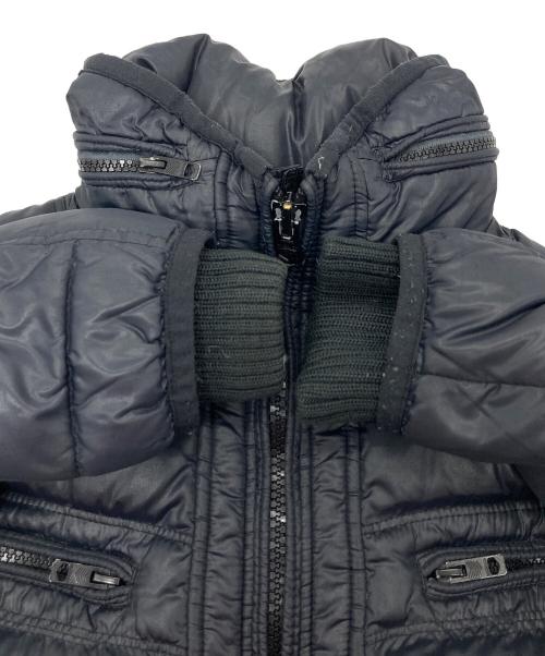 DIESEL（ディーゼル）DIESEL (ディーゼル) 【古着】ダウンジャケット　アウター　Y2K  旧タグ ブラック サイズ:Mの古着・服飾アイテム