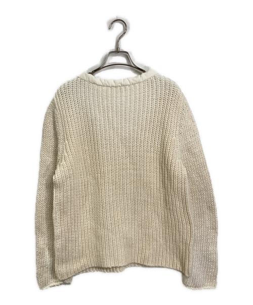 CELINE（セリーヌ）CELINE (セリーヌ) ローゲージニット　コットンニット アイボリー サイズ:Mの古着・服飾アイテム