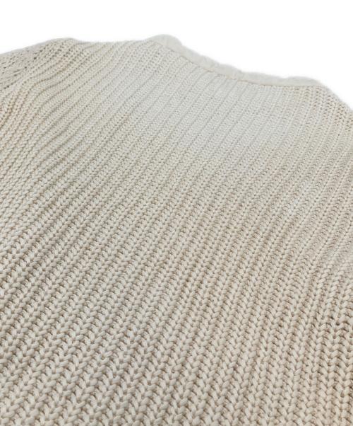 CELINE（セリーヌ）CELINE (セリーヌ) ローゲージニット　コットンニット アイボリー サイズ:Mの古着・服飾アイテム