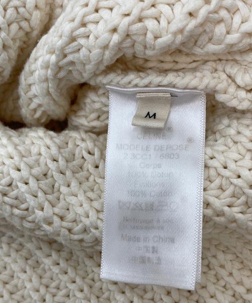 CELINE（セリーヌ）CELINE (セリーヌ) ローゲージニット　コットンニット アイボリー サイズ:Mの古着・服飾アイテム