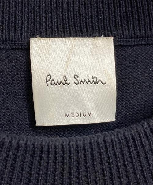 PAUL SMITH（ポールスミス）Paul Smith (ポールスミス) クルーネックニット　長袖ニット　 レッド×ブラック サイズ:Mの古着・服飾アイテム