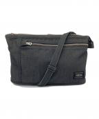 PORTERポーター）の古着「スモーキーショルダーバッグ　日本製」｜グレー