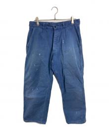 VINTAGE（ヴィンテージ）の古着「フレンチワークパンツ　」｜ネイビー