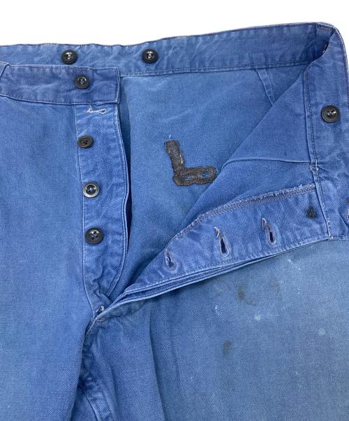 VINTAGE（ヴィンテージ）VINTAGE (ヴィンテージ) フレンチワークパンツ　 ネイビー サイズ:実寸参照の古着・服飾アイテム