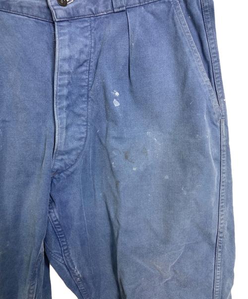 VINTAGE（ヴィンテージ）VINTAGE (ヴィンテージ) フレンチワークパンツ　 ネイビー サイズ:実寸参照の古着・服飾アイテム