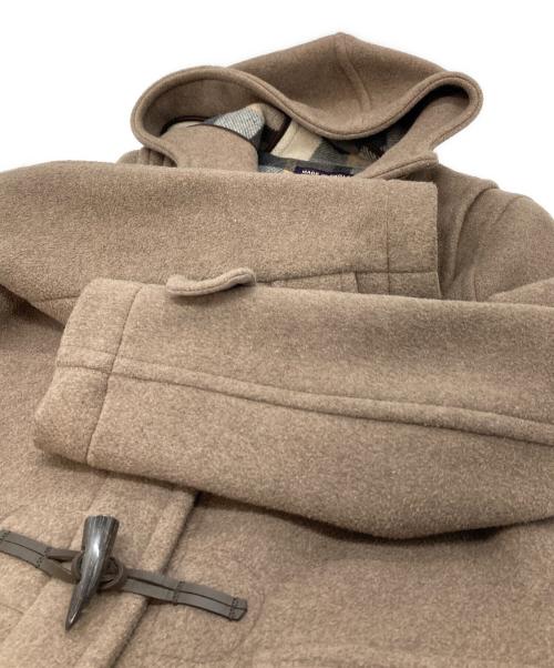 LONDON Tradition（ロンドントラディション）LONDON Tradition (ロンドントラディション) 裏地チェックダッフルコート　 ベージュ サイズ:34の古着・服飾アイテム