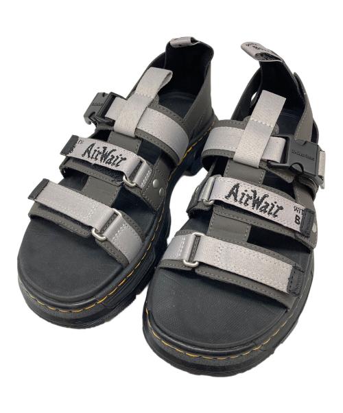 Dr.Martens（ドクターマーチン）Dr.Martens (ドクターマーチン) PEARSON Ⅱ  ペアソン2 ベルトサンダル グレー×ブラック サイズ:US9の古着・服飾アイテム