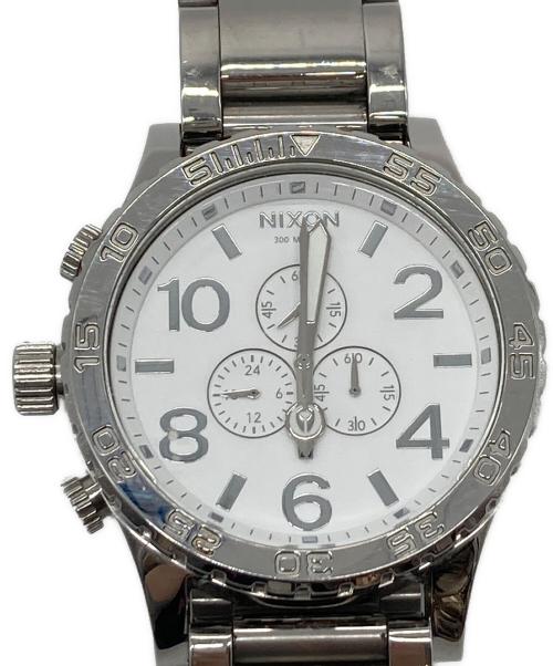 NIXON（ニクソン）NIXON (ニクソン) アナログ腕時計　 ホワイト×シルバー サイズ:実寸参照の古着・服飾アイテム