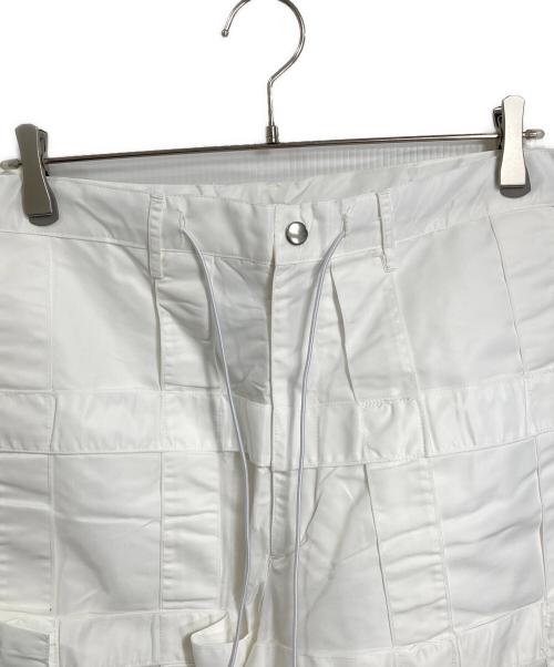 GS（ジーエス）GS (ジーエス) テクノカーゴパンツ　　ナイロンパンツ ホワイト サイズ:M 未使用品の古着・服飾アイテム
