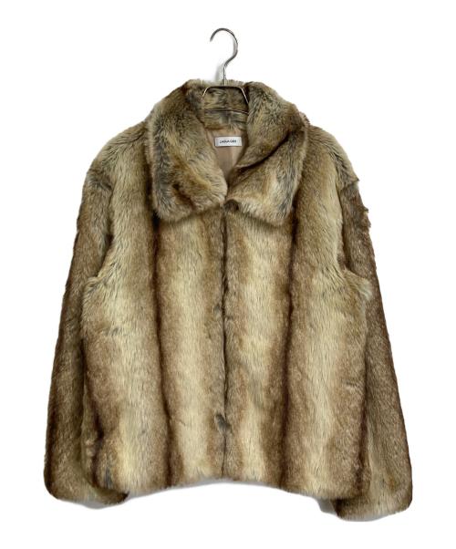 LAGUNA MOON（ラグナムーン）LAGUNA MOON (ラグナムーン) CROPPED F／FUR JK ファージャケット ブラウン サイズ:FREEの古着・服飾アイテム