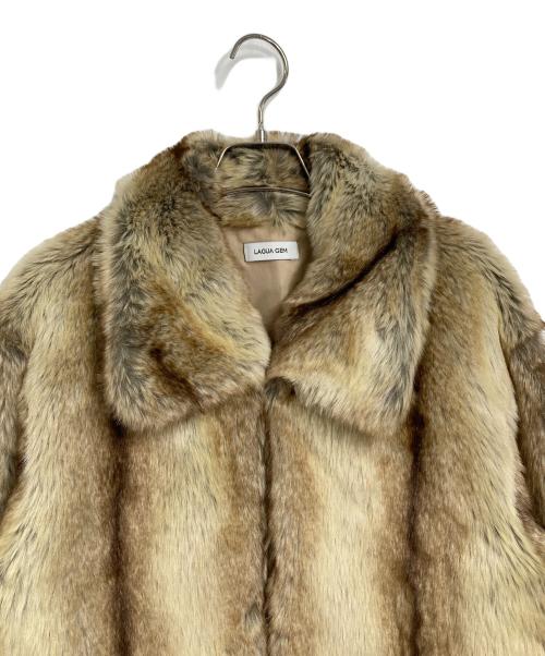 LAGUNA MOON（ラグナムーン）LAGUNA MOON (ラグナムーン) CROPPED F／FUR JK ファージャケット ブラウン サイズ:FREEの古着・服飾アイテム