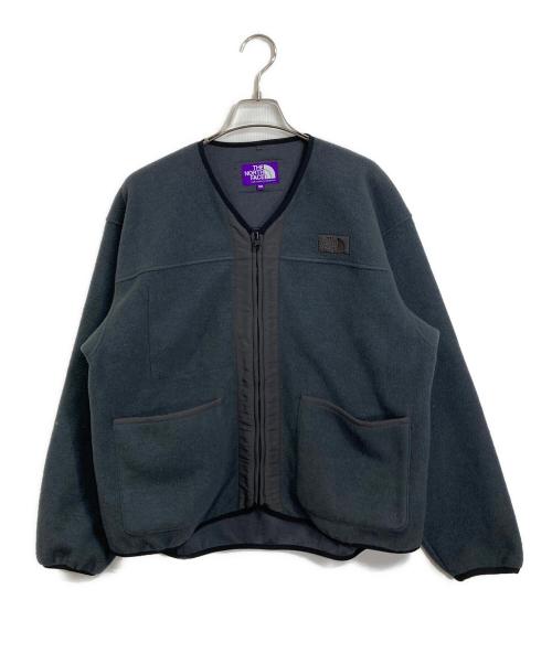 THE NORTHFACE PURPLELABEL（ザ・ノースフェイス パープルレーベル）THE NORTHFACE PURPLELABEL (ザ・ノースフェイス パープルレーベル) フリース フィールドカーディガン グレー サイズ:Mの古着・服飾アイテム