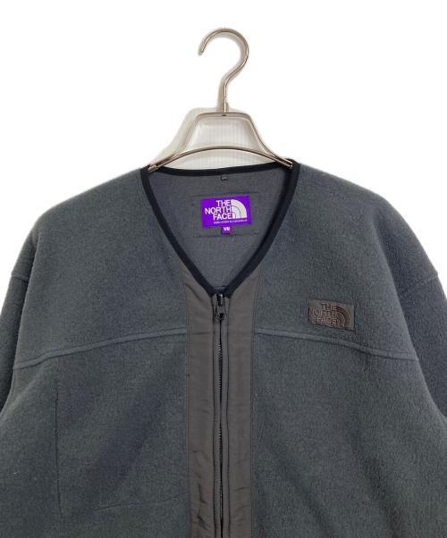 THE NORTHFACE PURPLELABEL（ザ・ノースフェイス パープルレーベル）THE NORTHFACE PURPLELABEL (ザ・ノースフェイス パープルレーベル) フリース フィールドカーディガン グレー サイズ:Mの古着・服飾アイテム