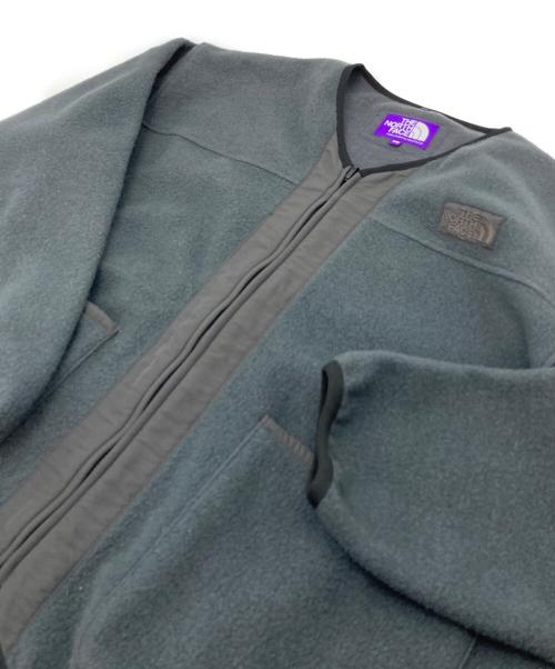 THE NORTHFACE PURPLELABEL（ザ・ノースフェイス パープルレーベル）THE NORTHFACE PURPLELABEL (ザ・ノースフェイス パープルレーベル) フリース フィールドカーディガン グレー サイズ:Mの古着・服飾アイテム