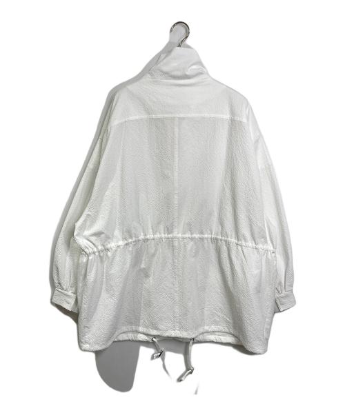 GALLARDA GALANTE NAVY（ガリャルダガランテネイビー）GALLARDA GALANTE NAVY (ガリャルダガランテネイビー) リップストップオーバーブルゾン ホワイト サイズ:FREE 未使用品の古着・服飾アイテム