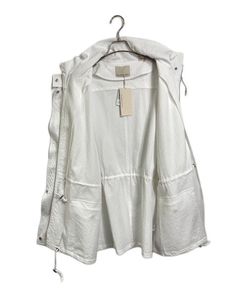 GALLARDA GALANTE NAVY（ガリャルダガランテネイビー）GALLARDA GALANTE NAVY (ガリャルダガランテネイビー) リップストップオーバーブルゾン ホワイト サイズ:FREE 未使用品の古着・服飾アイテム