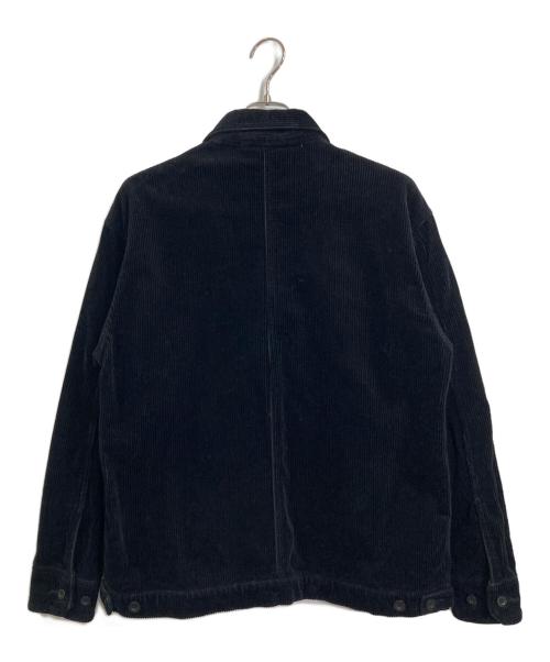 HUF（ハフ）HUF (ハフ) コーデュロイジャケット　コットンジャケット ブラック サイズ:Mの古着・服飾アイテム
