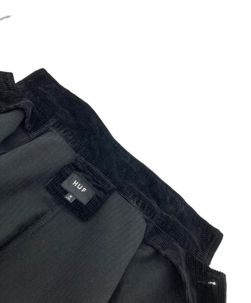 HUF（ハフ）HUF (ハフ) コーデュロイジャケット　コットンジャケット ブラック サイズ:Mの古着・服飾アイテム