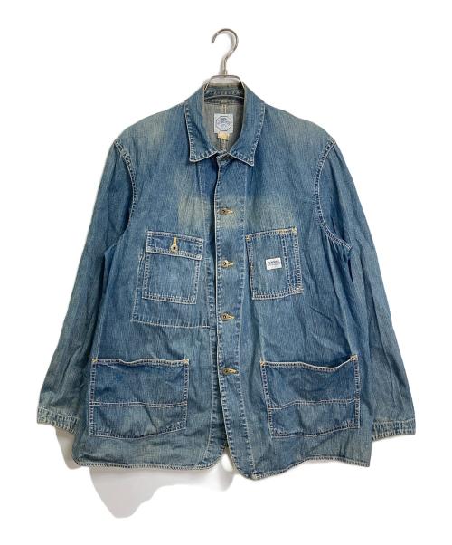 EDWIN（エドウィン）EDWIN (エドウィン) 【古着】90’S カバーオール　デニムジャケット　90年代 ブルー サイズ:Lの古着・服飾アイテム