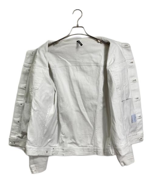 black circus（ブラックサーカス）black circus (ブラックサーカス) デニムジャケット　カラーデニム　ホワイトデニム ホワイト サイズ:48の古着・服飾アイテム