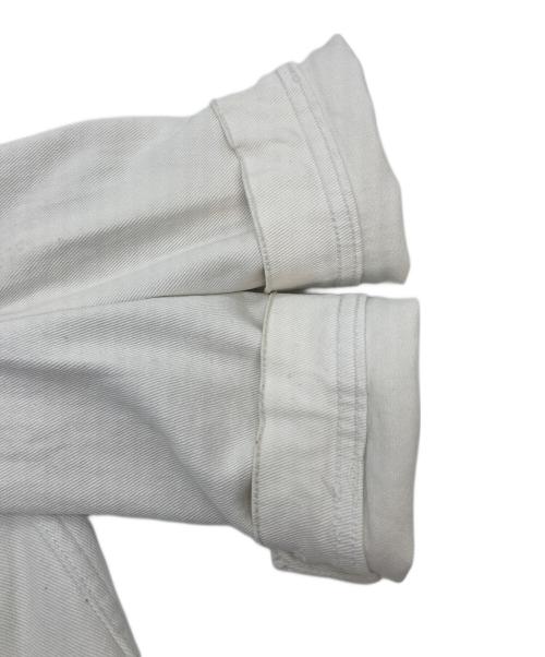 black circus（ブラックサーカス）black circus (ブラックサーカス) デニムジャケット　カラーデニム　ホワイトデニム ホワイト サイズ:48の古着・服飾アイテム