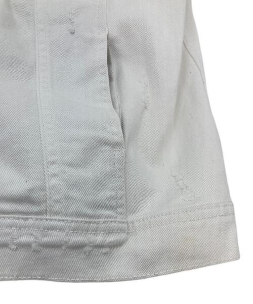 black circus（ブラックサーカス）black circus (ブラックサーカス) デニムジャケット　カラーデニム　ホワイトデニム ホワイト サイズ:48の古着・服飾アイテム