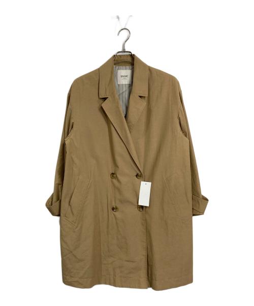 journal standard L'essage（ジャーナルスタンダード レサージュ）journal standard L'essage (ジャーナルスタンダード レサージュ) リヨセルクロスコート　25SS ベージュ サイズ:FREE 未使用品の古着・服飾アイテム