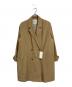 journal standard L'essage（ジャーナルスタンダード レサージュ）の古着「リヨセルクロスコート　25SS」｜ベージュ