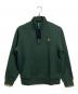 FRED PERRY（フレッドペリー）の古着「Half Zip Sweatshirt ジップアップスウェット」｜グリーン