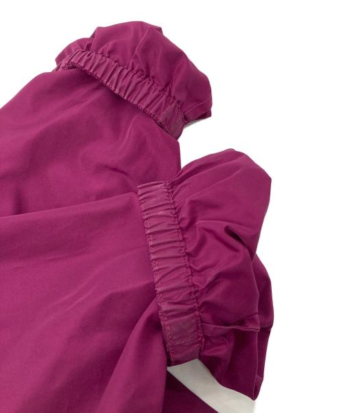 BALENCIAGA（バレンシアガ）BALENCIAGA (バレンシアガ) ロゴプリントトラックジャケット ロゴプリントポプリンシャツブルゾン パープル サイズ:44の古着・服飾アイテム