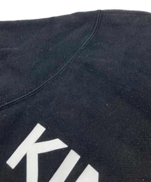 BURBERRY LONDON（バーバリーロンドン）BURBERRY LONDON (バーバリーロンドン) KINGDOMプリントクルーネックスウェット ブラック サイズ:Sの古着・服飾アイテム