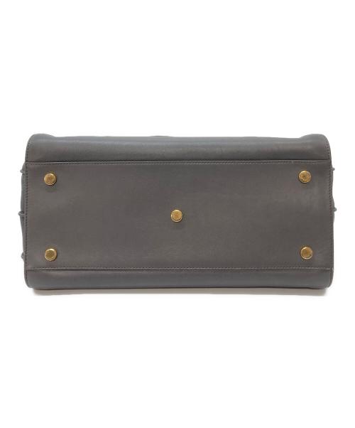 Saint Laurent Paris（サンローランパリ）Saint Laurent Paris (サンローランパリ) 2WAYショルダーバッグ　サックドジュール　レザートートバッグ　ショルダーバッグ グレー サイズ:実寸参照の古着・服飾アイテム