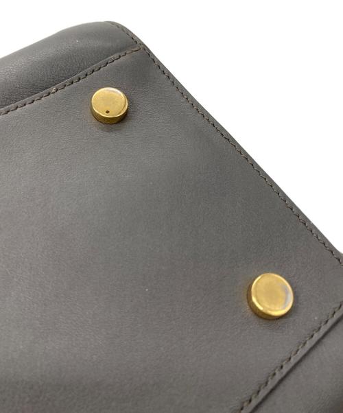 Saint Laurent Paris（サンローランパリ）Saint Laurent Paris (サンローランパリ) 2WAYショルダーバッグ　サックドジュール　レザートートバッグ　ショルダーバッグ グレー サイズ:実寸参照の古着・服飾アイテム