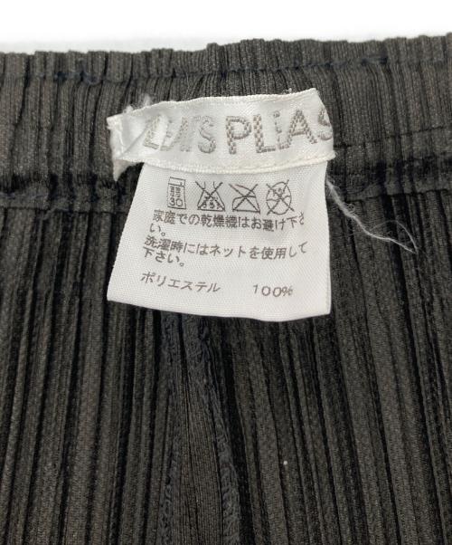 PLEATS PLEASE（プリーツプリーズ）PLEATS PLEASE (プリーツプリーズ) プリーツパンツ　デザインパンツ　日本製 ブラウン サイズ:1の古着・服飾アイテム