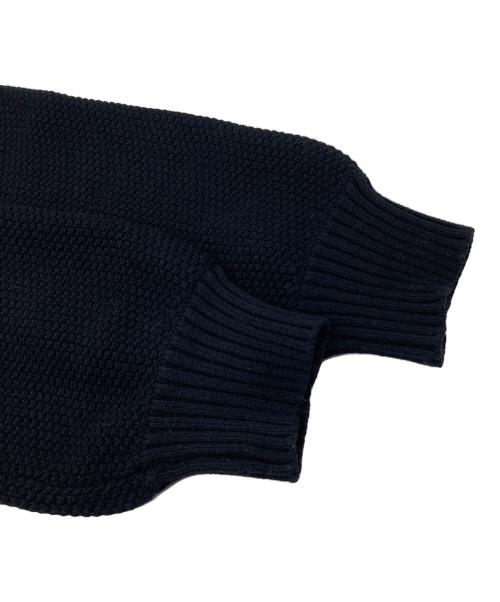 BLENHEIM（ブレンヘイム）BLENHEIM (ブレンヘイム) パールデザインカーディガン　レーヨン混カーディガン ブラック サイズ:Sの古着・服飾アイテム