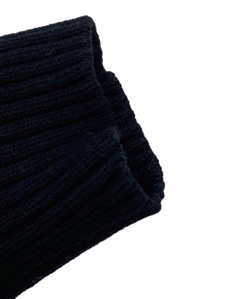 BLENHEIM（ブレンヘイム）BLENHEIM (ブレンヘイム) パールデザインカーディガン　レーヨン混カーディガン ブラック サイズ:Sの古着・服飾アイテム