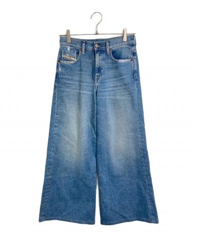 中古・古着通販】DIESEL (ディーゼル) フレアワイドデニム/ブーツ