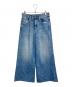 DIESEL（ディーゼル）の古着「フレアワイドデニム/ブーツカットデニム　5ポケット」｜ブルー